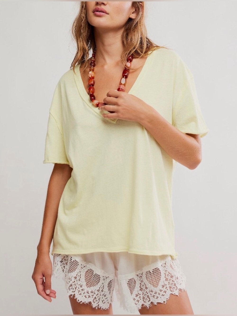 Free People - We the Free Nina V Neck NWT